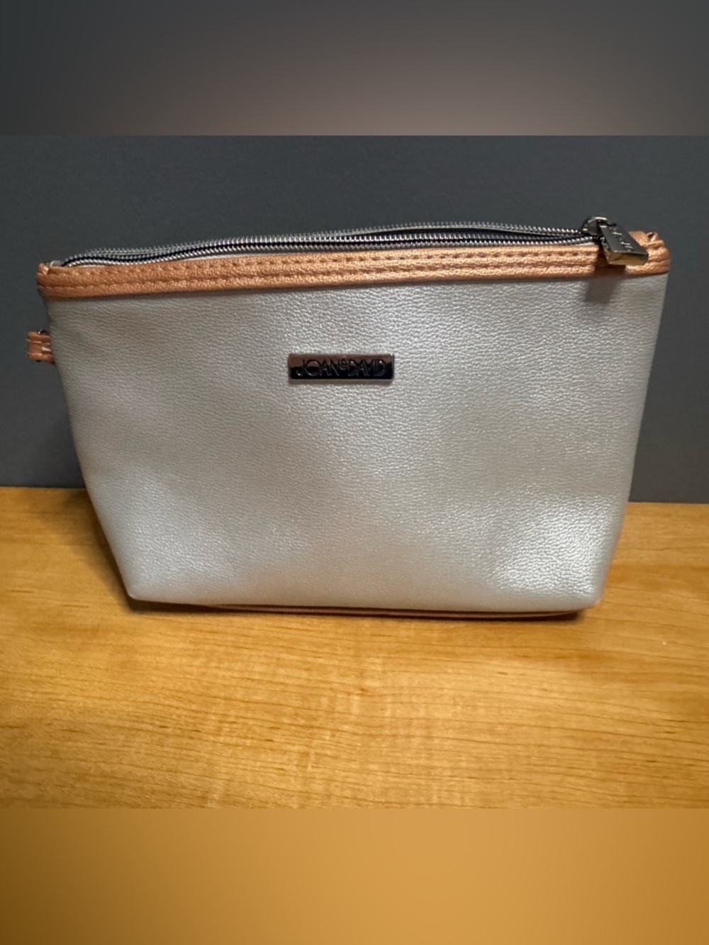 Joan and David Cosmetic Bag - like new